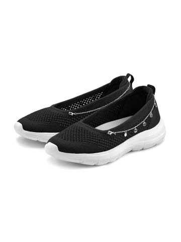 LASCANA Sneaker in schwarz