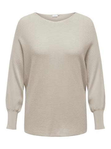 ONLY Carmakoma Strickpullover in Pumice Stone