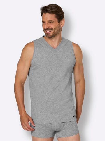 WITT WEIDEN Shirt in schwarz + grau-meliert + marine