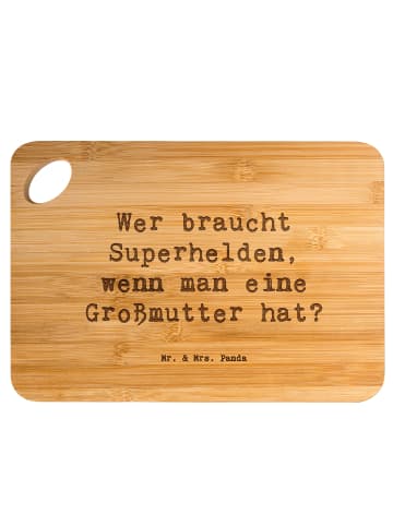 Mr. & Mrs. Panda Servierplatte Spruch Großmutter Liebe mit Spruch in Braun
