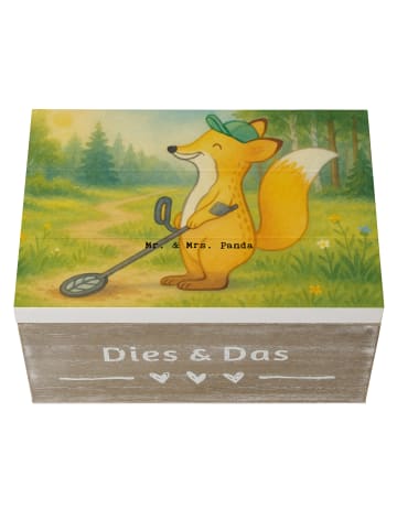 Mr. & Mrs. Panda Aufbewahrungsbox Fuchs Metalldetektor Design oh... in Weiß