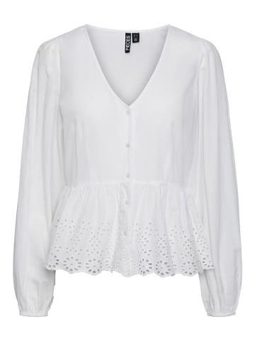 Pieces Bluse in Bright White