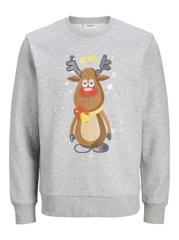 Jack & Jones Sweatshirt in Light Grey Melange