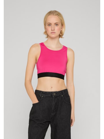 9N1M SENSE 9N1M SENSE Cropped T-Shirts in hibiskus pink