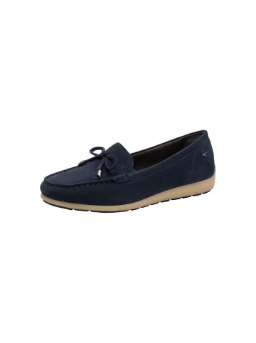 Tamaris Ledermokassins Blau
