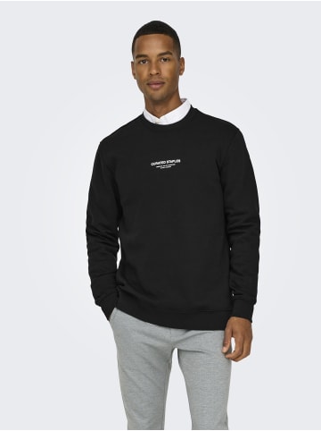 ONLY & SONS Sweatshirt in Black