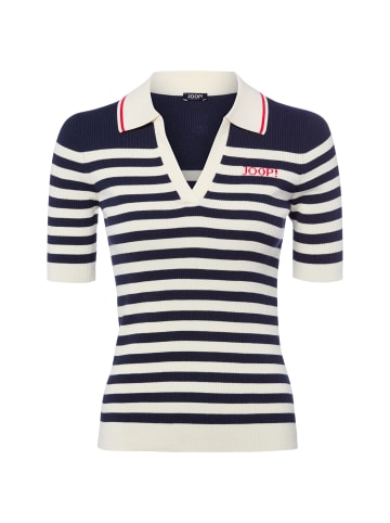 JOOP! T-Shirt in marine weiß