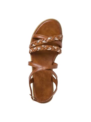 Marco Tozzi Sandale in COGNAC COMB