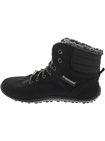 Leguano Kosmo Schnürstiefel Schwarz