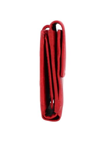 Greenburry Basic Geldbörse RFID Leder 13 cm in red