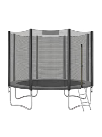 SONGMICS Gartentrampolin Saul in Schwarz - (H)256 x Ø305 cm