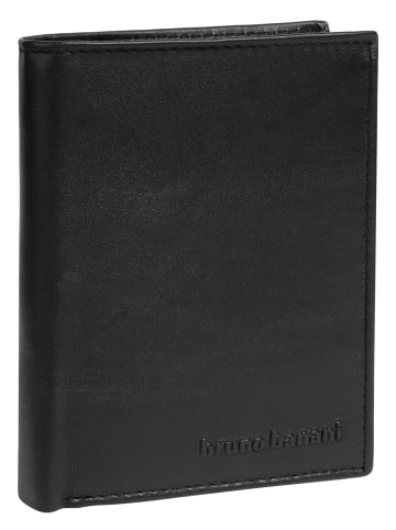 Bruno Banani Geldbörse echt Leder in schwarz