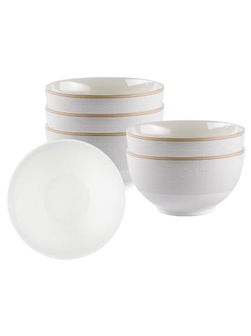 Ritzenhoff & Breker 6er Set Müslischalen Geo ø 15 cm in beige