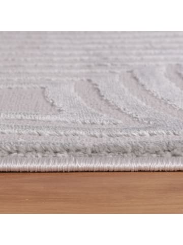 Teppich Boss Kurzflor Teppich Sahara 1113, Läufer - Silber