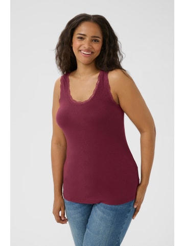 KAFFE curve Jerseytop KComia Tight fit in Windsor Wine