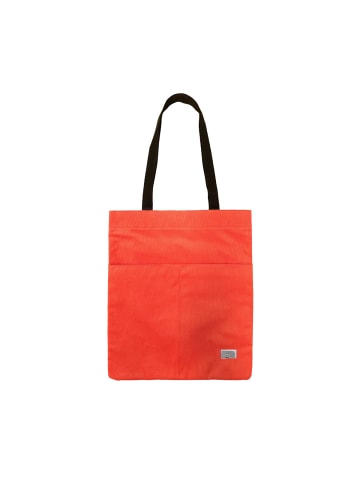 COFI 1453 Stylische Einkaufstasche - Freizeittasche ohne Muster mit in Orange
