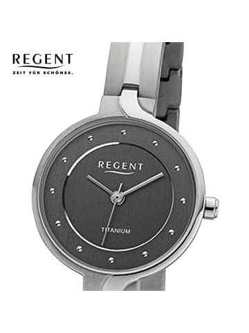 Regent Armbanduhr Regent Metallarmband silber extra groß (ca. 26mm)