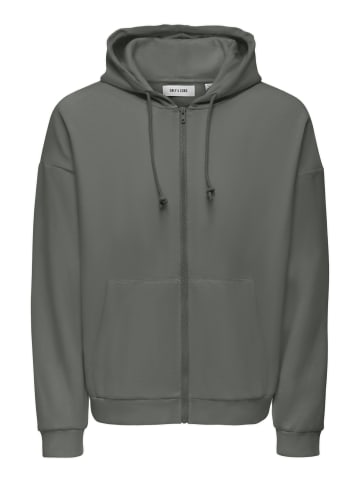 Only&Sons Sweatjacke 'CHASE' in grau