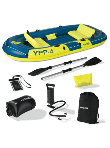 HOBERG Schlauchboot 4 Personen mehrfarbig  Blau