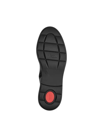 Tamaris Lederstiefeletten Comfort Schwarz