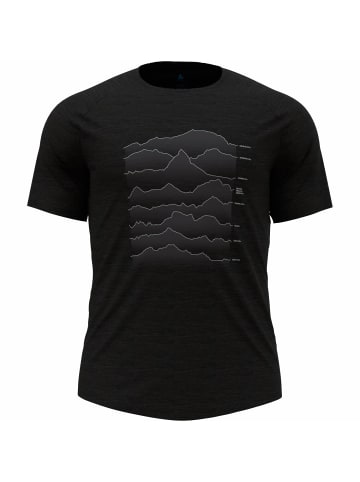 Odlo T-Shirt ASCENT PW 130 SWISS PEAKS in Schwarz