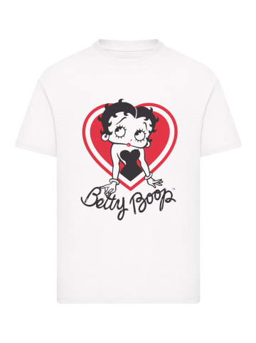 F4NT4STIC T-Shirt Betty Boop Heart in weiß