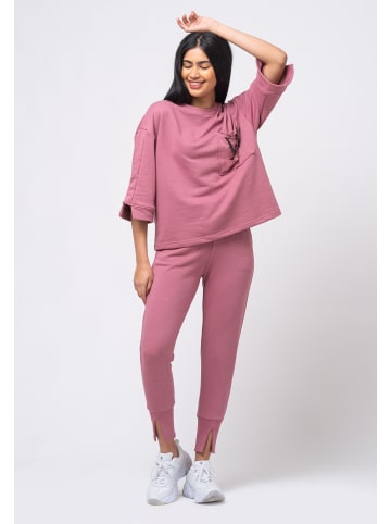 Tom Barron Freizeitanzug WOMAN REGULAR SIZE SWEATSHIRT AND PANT SETS in ROSEPINK