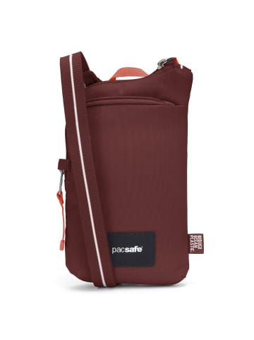 Pacsafe GO anti-theft Tech Mini Bag Umhängetasche RFID 12 cm in garnet red