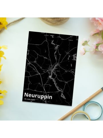 Mr. & Mrs. Panda Postkarte Neuruppin mit Spruch in Keine Angabe