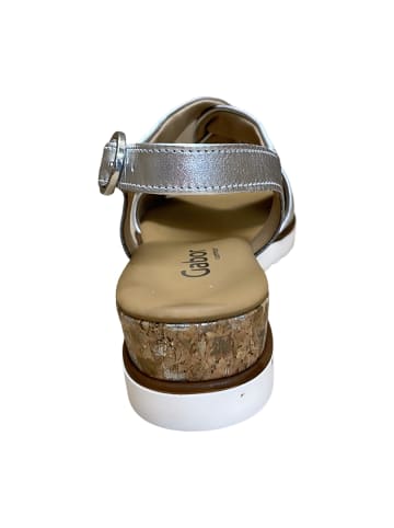 Gabor Comfort Sandalen in Silber