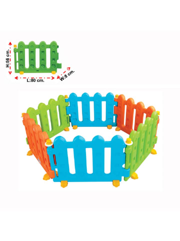 Pilsan Spielzaun, Plastikzaun, Laufstall 06145 in bunt