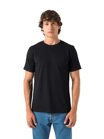 Burnell & Son T-Shirt Basic, 3er Pack in 3x Schwarz