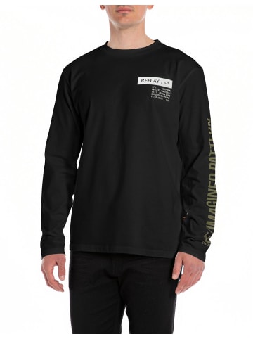 Replay LongSleeve in schwarz