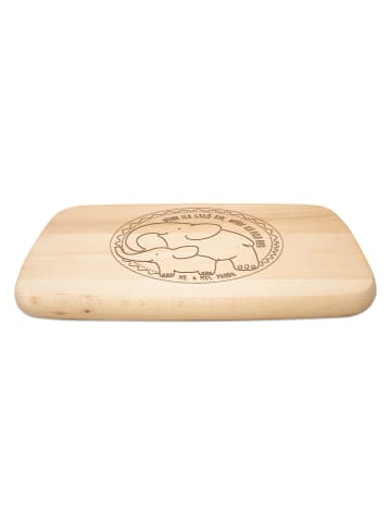 Mr. & Mrs. Panda Holzbrett Elefant Papa mit Spruch in Transparent