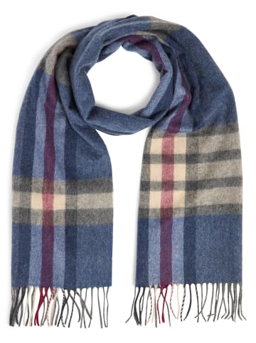 Finshley & Harding Schal in marine bordeaux - 0002