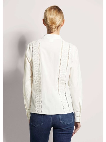 MADELEINE Bluse mit Cut Outs in wollweiß