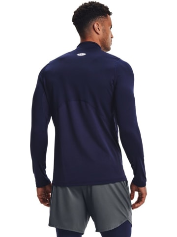 Under Armour Longsleeve "ColdGear Fitted Mock" in Blau