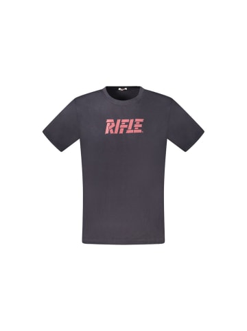 Rifle Blau Herren T-Shirt aus Baumwolle