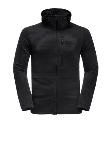 Jack Wolfskin Unterjacke/Midlayer/Fleecejacke MODESTO HOODED JKT MEN in Schwarz