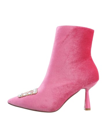 Ital-Design Stiefelette in Pink