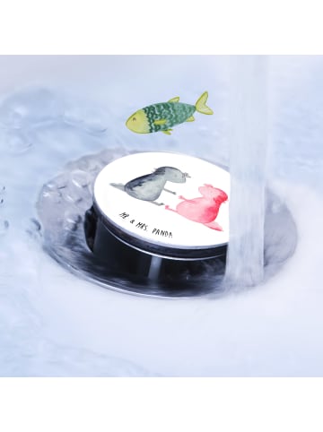 Mr. & Mrs. Panda Waschbeckenstopfen Axolotl Liebe ohne Spruch in Weiß