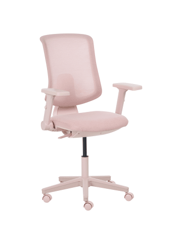 Beliani Professioneller Bürostuhl SERO in Rosa - (W) 66 x (H) 95 x (L) 58 cm