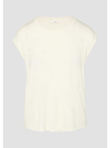 s.Oliver T-Shirt in 02D0_ecru