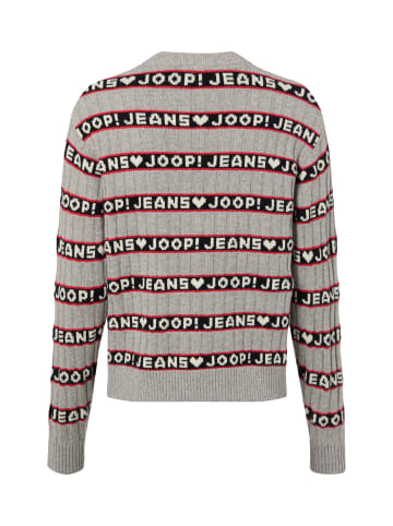 JOOP! Strickpullover in hellgrau schwarz - 0001
