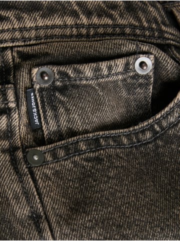 JACK & JONES Junior Baggy Jeansshorts Stonewashed Jjiron in black denim