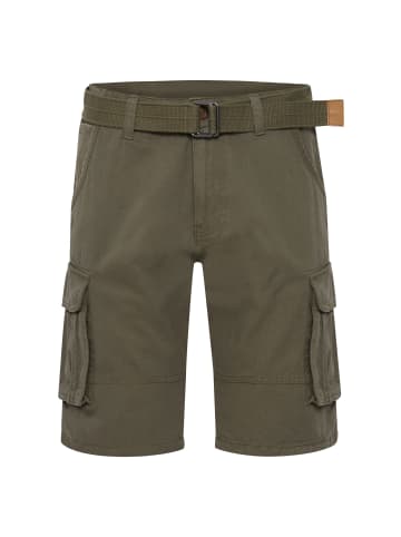 INDICODE Cargoshorts IDCosta 59401MM kurze Hose mit Gürtel in Grün