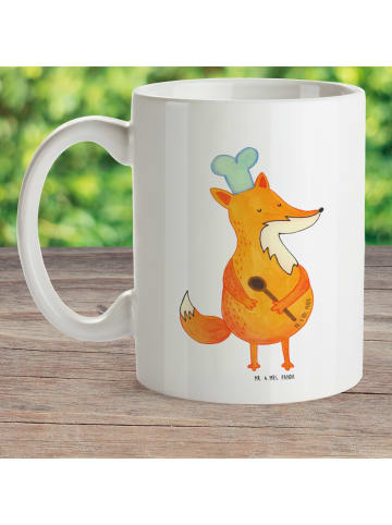 Mr. & Mrs. Panda Kinderbecher Fuchs Koch ohne Spruch in Weiß