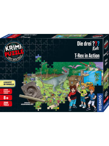 Kosmos Spiel - Krimi Puzzle Die drei ??? Kids, T-Rex in Action (Kinderpuzzle)