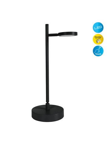 näve LED Tischleuchte "LUPA" in schwarz - (L)22.6 cm x (B)16 cm x (H)45 cm - EEK F