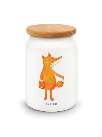 Mr. & Mrs. Panda Lebensmittelbehälter Fuchs Laterne ohne Spruch in Weiß
